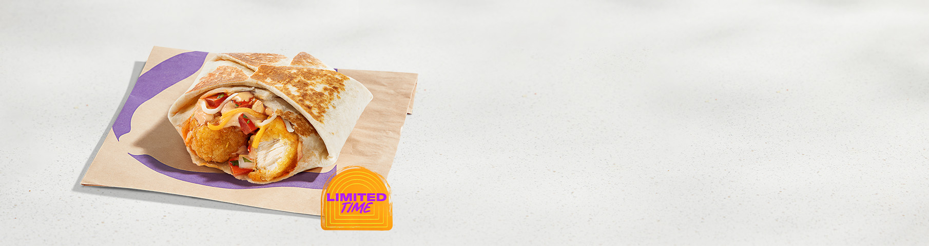 Creamy Chipotle Crispy Chicken Crunchwrap Slider